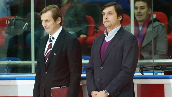 Валерий Каменский (справа) и Сергей Федоров