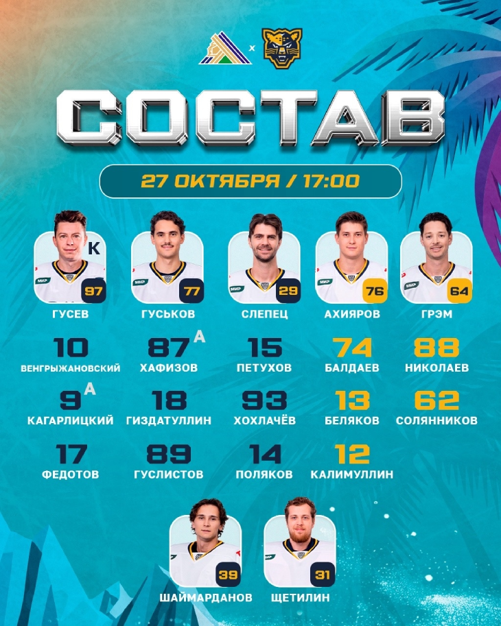 Стартовый состав «Сочи»