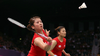 Бадминтонистки в Лондоне