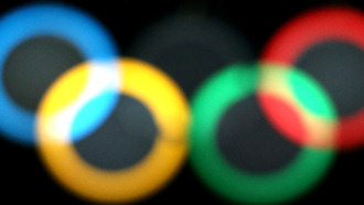 Олимпийские кольца в Лондоне