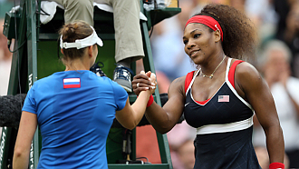Вера Звонарева и Серена Уильямс