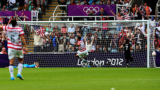 Кадр матча США — Новая Зеландия