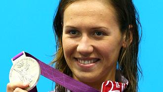 Анастасия Зуева с серебярной медалью Игр-2012