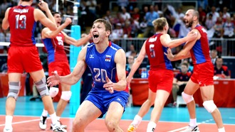 Игроки сборной России по волейболу