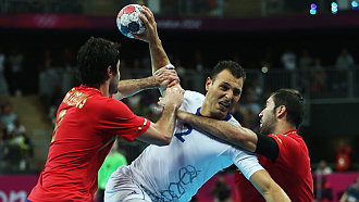 Эпизод матча Франция — Дания