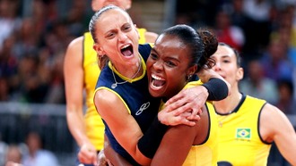 Радость сборной Бразилии