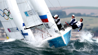 российские яхтсменки на Олимпиаде-2012
