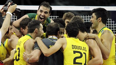 Волейболисты сборной Бразилии