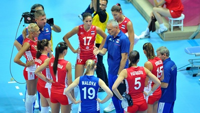 Российские волейболистки