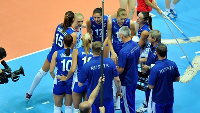 Российские волейболистки