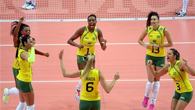 Волейболистки сборной Бразилии