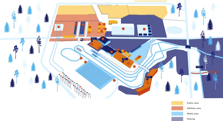 Схема трассы в Контиолахти 