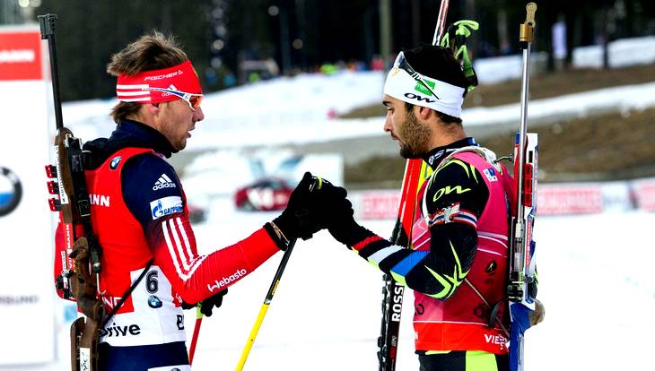 Антон Шипулин и Мартен Фуркад 