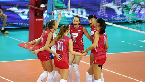 Российские волейболистки