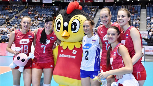 Российские волейболистки