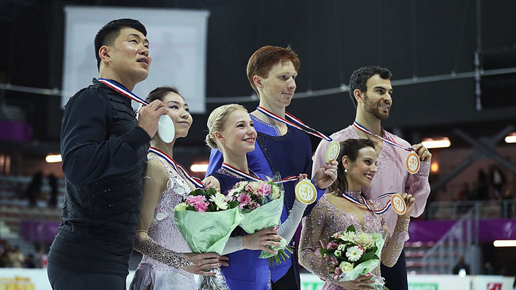 Пьедестал в парном катании