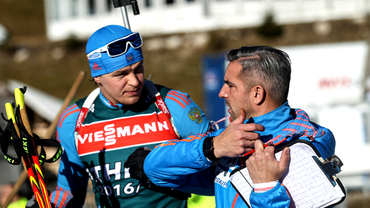 Сборная России на тренировке