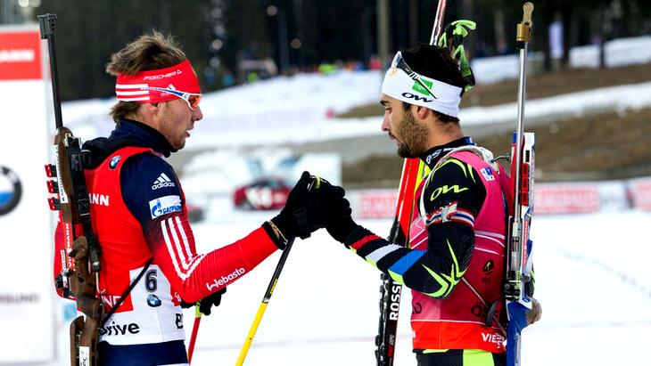 Антон Шипулин и Мартен Фуркад