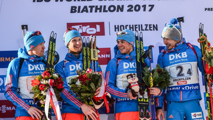 Биатлонисты сборной России