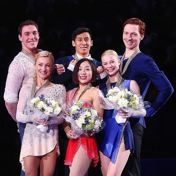 Призеры чемпионата мира в парном катании