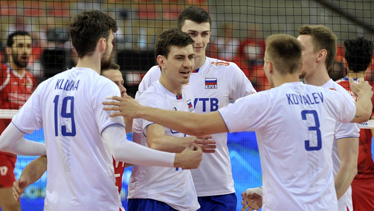 Российские волейболисты