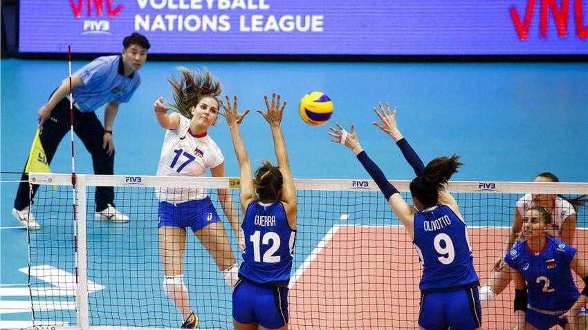 Россиянки обыграли команду Италии