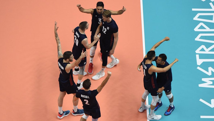 Волейболисты сборной США