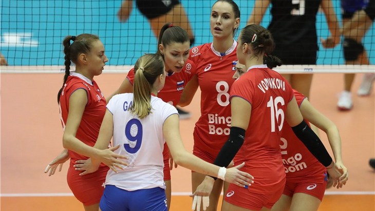 Российские волейболистки