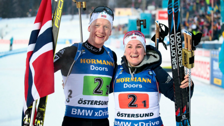 Марте Рёйселанд и Йоханнес Бё