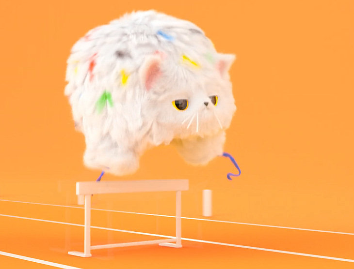 Кот-ушанкка