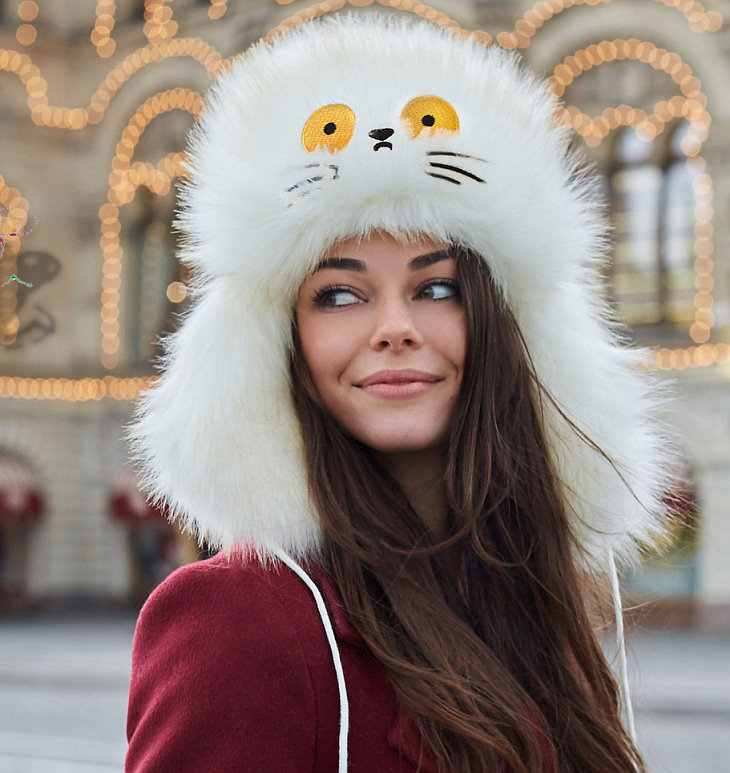 Кот-ушанка «в жизни»