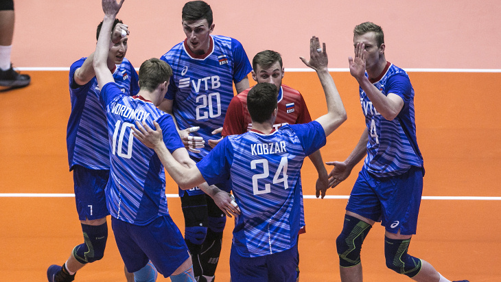 Волейболисты сборной России