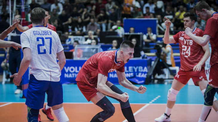 Российские волейболисты