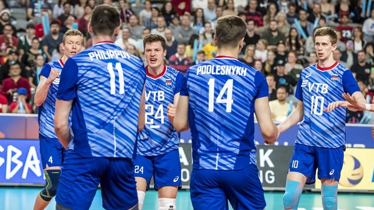 Российские волейболисты