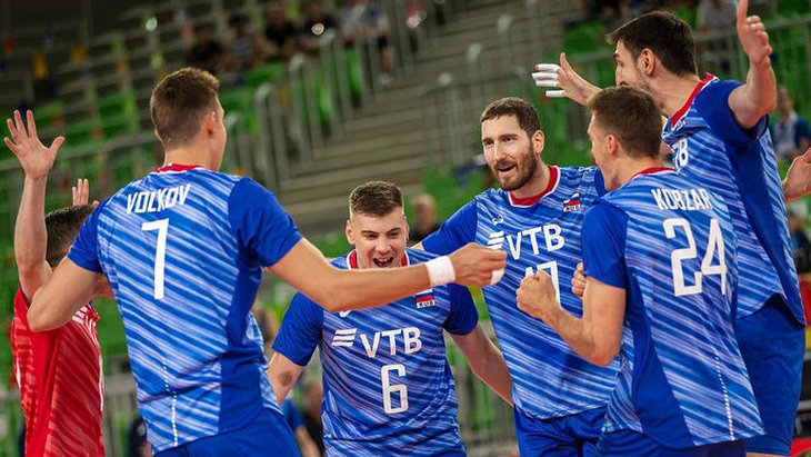 Российские волейболисты