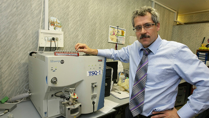 Григорий Родченков в Московской лаборатории