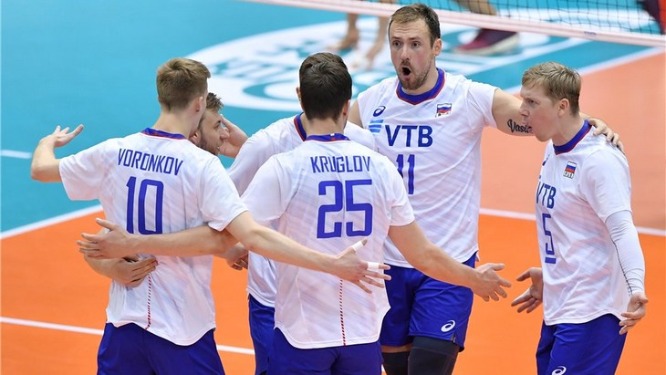 Российские волейболисты