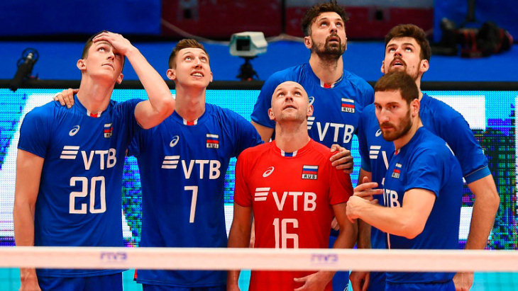 Российские волейболисты