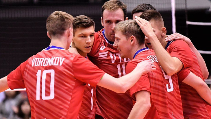 Российские волейболисты