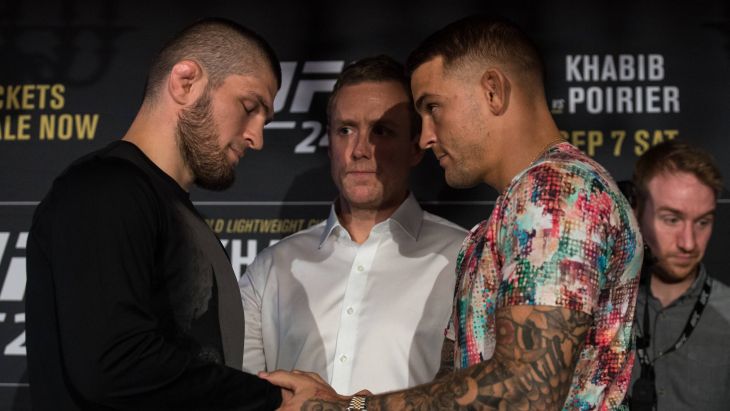Хабиб Нурмагомедов и Дастин Порье
