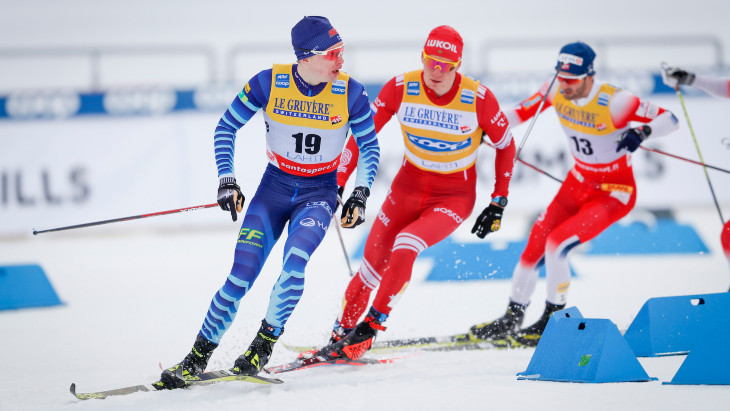 Ханс Холунн и Александр Большунов