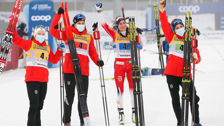 Норвежские лыжницы
