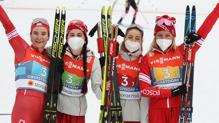 Российские лыжницы