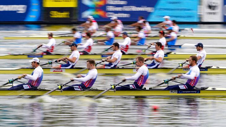 Российские гребцы