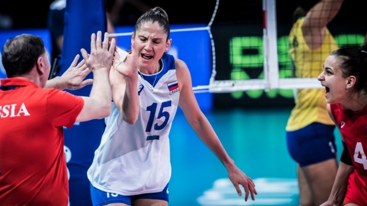 Российские волейболистки