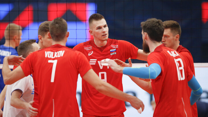 Российские волейболисты
