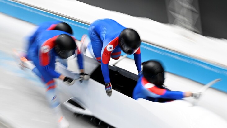 Российские бобслеисты