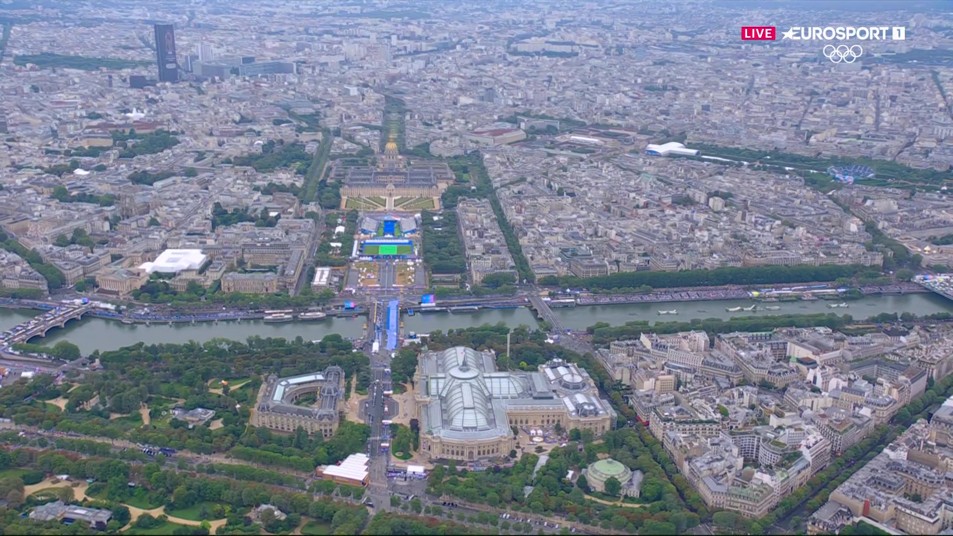 Трокадеро, где завершится церемония открытия