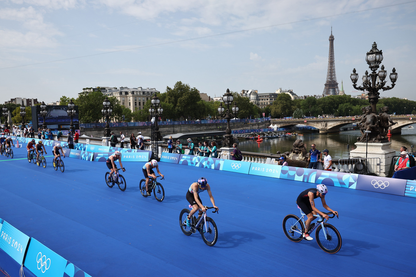 Париж, мужской триатлон