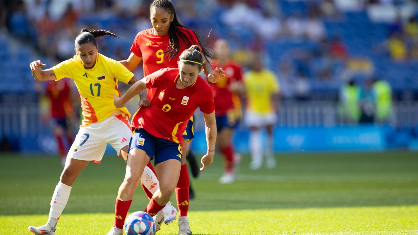 Фрагмент матча Испания — Колумбия